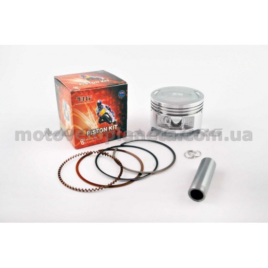 Поршень   4T CB/CG   Ø63,50mm, p-15   (150/200cc STD:  163FML)   RED, компл.