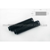 Гофры передней вилки (пара)   универсальные   L-190mm, d-30mm, D-45mm   (черные)   MZK, пара