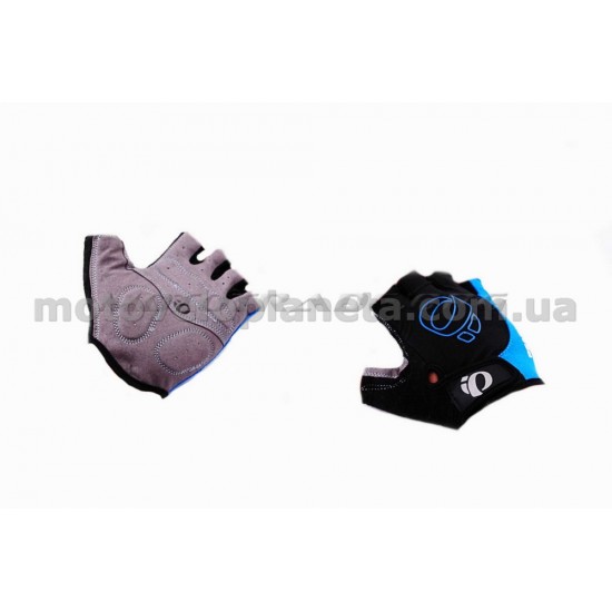 Перчатки без пальцев   (mod:1, size:XL, черно-синие)   IP, пара