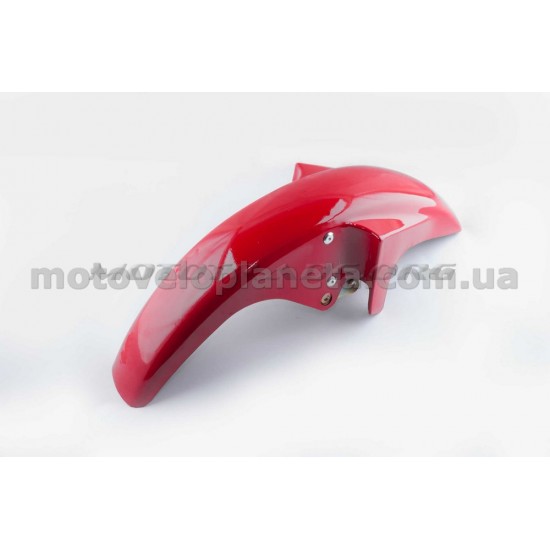 Пластик   Yamaha YBR125   переднее крыло   (красный)   KOMATCU, шт