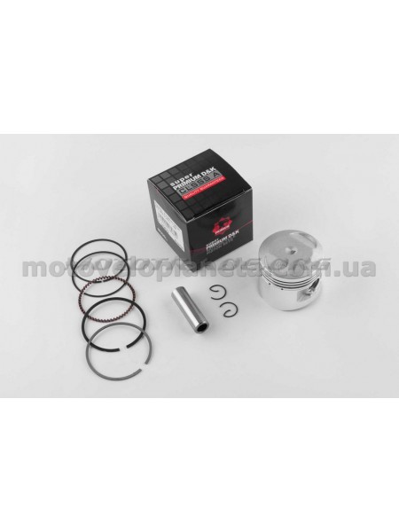 Поршень 4T CB/CG Ø56,50mm, p-15 (125/140cc STD) JIN, компл. Поршень 4T CB/CG Ø56,50mm, p-15 (125/140cc STD) JIN, компл.