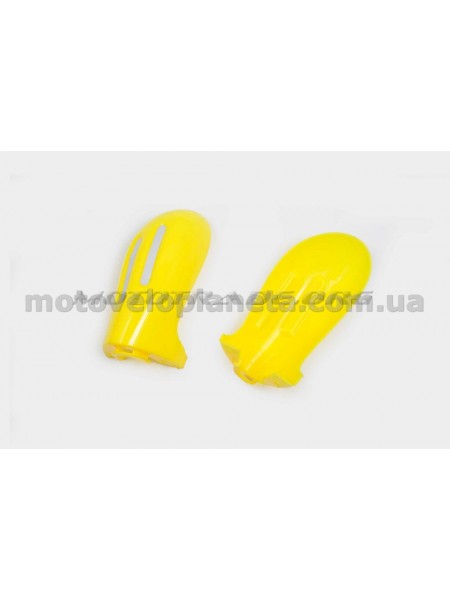 Защита рук на руль   (mod:2, GLOVES, желтые)    XJB, пара