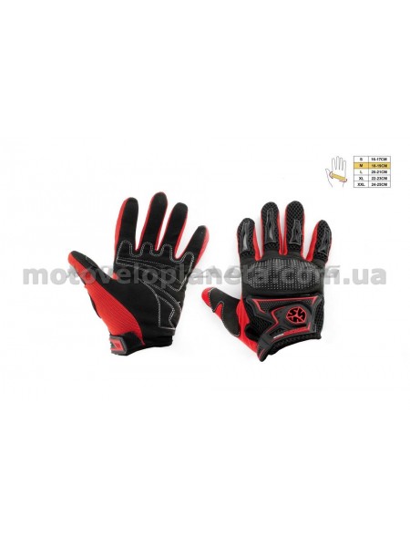 Перчатки SCOYCO (mod:MC-23, size:M, красные, текстиль), пара Перчатки SCOYCO (mod:MC-23, size:M, красные, текстиль), пара