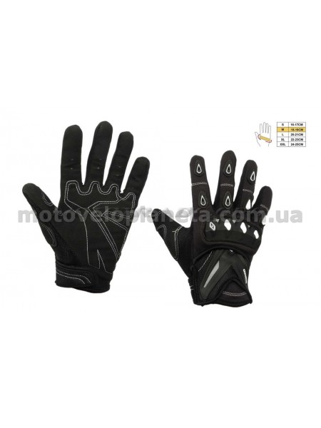 Перчатки SCOYCO (mod:MC-10, size:M, черные, текстиль), пара Перчатки SCOYCO (mod:MC-10, size:M, черные, текстиль), пара