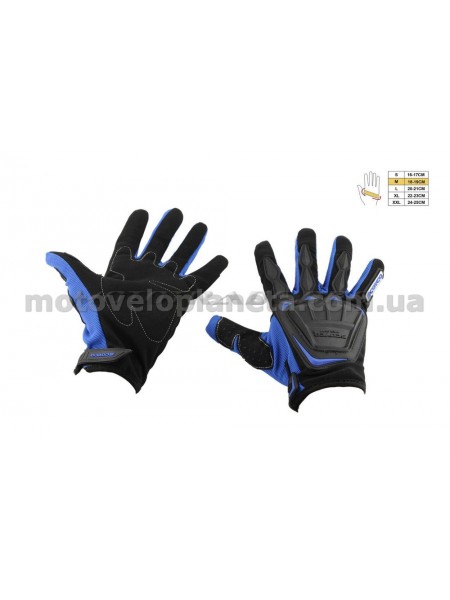 Перчатки SCOYCO (mod:MC-08, size:M, синие, текстиль), пара Перчатки SCOYCO (mod:MC-08, size:M, синие, текстиль), пара