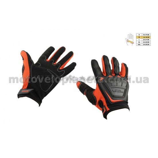 Перчатки   SCOYCO   (mod:MC-08, size:M, красные, текстиль), пара