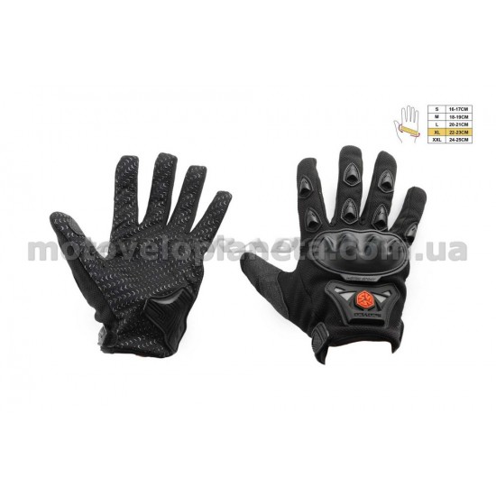 Перчатки   SCOYCO   (mod:HD-09, size:XL, черные, текстиль), пара
