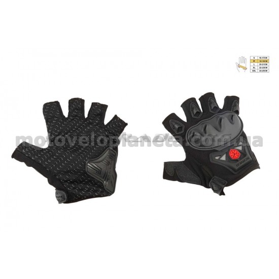 Перчатки без пальцев    (mod:MC-29D,size:M, черные)   SCOYCO, пара