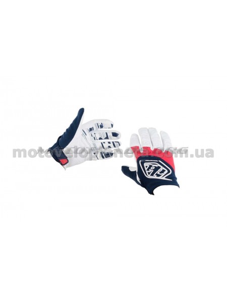 Перчатки TLD (mod:030, size:M, черно-белые), пара Перчатки TLD (mod:030, size:M, черно-белые), пара
