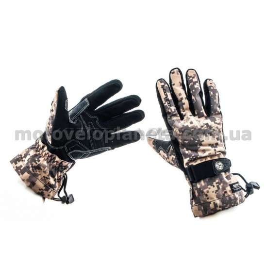 Перчатки   SCOYCO   (камуфляж, асфальт size XL), пара