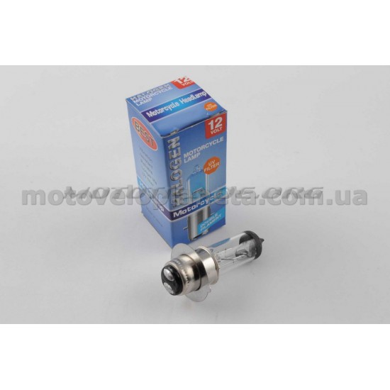 Лампа P15D-25-1 (1 ус)   12V 18W/18W   (белая)   (B-head)   BEST   (mod:A), шт