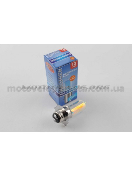 Лампа P15D-25-3 (3 уса)   12V 18W/18W   (хамелеон розовый)   BEST   (mod:A), шт