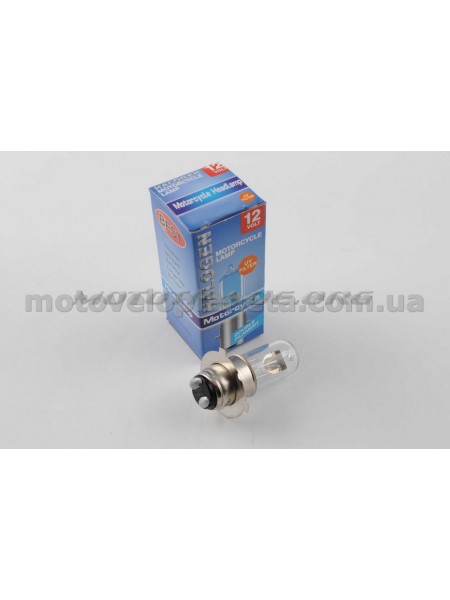 Лампа P15D-25-3 (3 уса)   12V 50W/50W   (белая)   BEST   (mod:B), шт