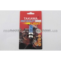 Лампа P15D-25-3 (3 уса)   12V 50W/50W   (супер белая)   (блистер)   TAKAWA   (mod:A), шт