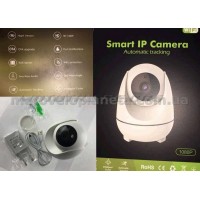 Беспроводная поворотная Wi-Fi камера   (IP SMART, HD 1080P, 360, управление с телефона, питание USB или 220V через адаптер), компл.
