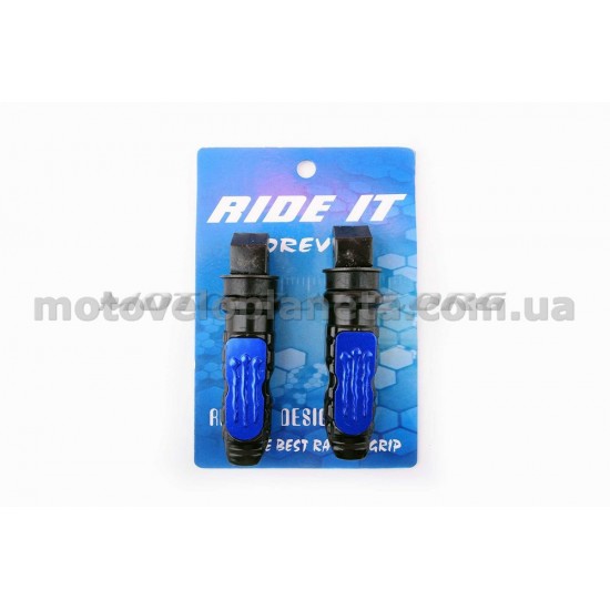 Подножки пассажирские   (mod:monster energy)   (синие)   RIDE IT, пара