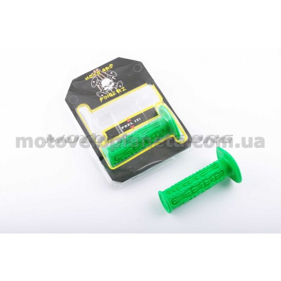Ручки руля   (mod:2, зеленые)   MOTOGRIP, пара