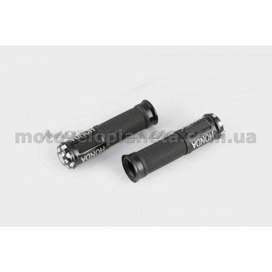 Ручки руля с алюм. отбойником (черные) (mod:Honda)   GJCT, пара