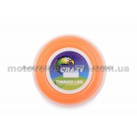 Леска мотокосы   Ø2,4mm, 60 метров   (круглая, оранжевая)   ZHGT, шт