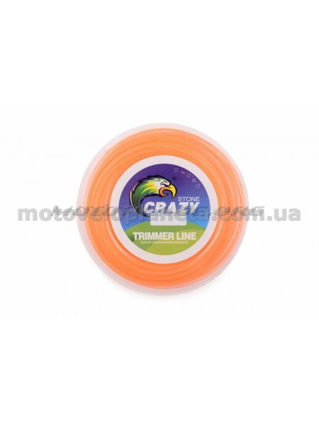 Леска мотокосы   Ø2,4mm, 60 метров   (звезда, оранжевая)   ZHGT, шт