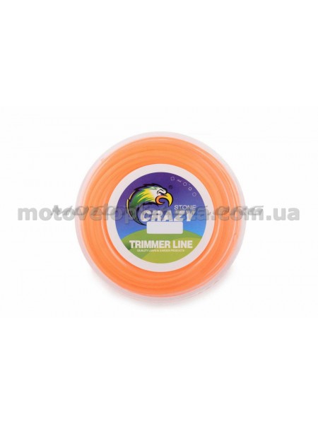 Леска мотокосы   Ø2,7mm, 60 метров   (круглая, оранжевая)   ZHGT, шт
