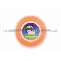 Леска мотокосы   Ø2,7mm, 15 метров   (квадратная, оранжевая)   ZHGT, шт