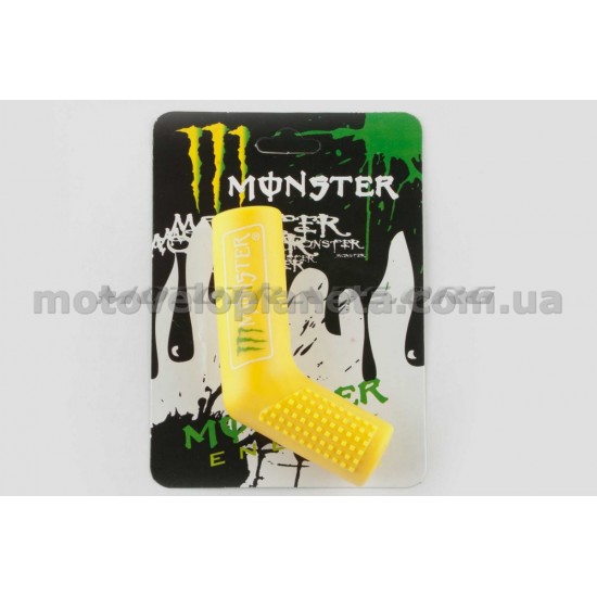 Резинка заводной ножки   MONSTER ENERGY   (универсальная, желтая)   XJB, шт