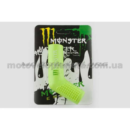 Резинка заводной ножки   MONSTER ENERGY   (универсальная, зеленая)   XJB, шт