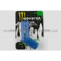 Резинка заводной ножки   MONSTER ENERGY   (универсальная, синяя)   XJB, шт