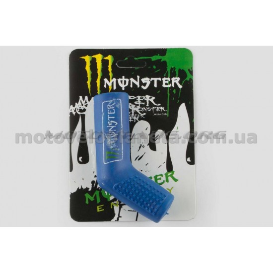 Резинка заводной ножки   MONSTER ENERGY   (универсальная, синяя)   XJB, шт