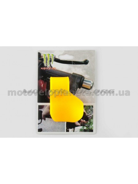 Рычаг круиз контроля ручки газа MONSTER ENERGY (универсальный, желтый) XJB, пара Рычаг круиз контроля ручки газа MONSTER ENERGY (универсальный, желтый) XJB, пара