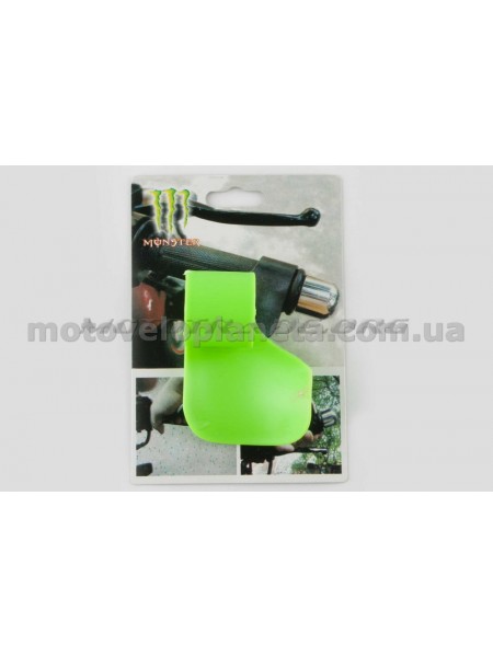 Рычаг круиз контроля ручки газа MONSTER ENERGY (универсальный, зеленый) XJB, пара Рычаг круиз контроля ручки газа MONSTER ENERGY (универсальный, зеленый) XJB, пара