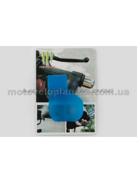 Рычаг круиз контроля ручки газа MONSTER ENERGY (универсальный, синий) XJB, пара Рычаг круиз контроля ручки газа MONSTER ENERGY (универсальный, синий) XJB, пара