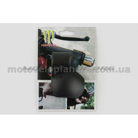 Рычаг круиз контроля ручки газа   MONSTER ENERGY   (универсальный, черный)   XJB, пара