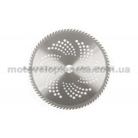 Нож мотокосы   80T   (Ø255/22.4 mm)   (победитовые зубья)   FORESTER, шт