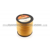 Леска мотокосы   Ø4,0mm, 200 метров   (квадратная, желтая), шт