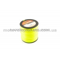 Леска мотокосы   Ø4,0mm, 200 метров   (звезда, желтая), шт