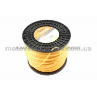 Леска мотокосы   Ø5,0mm, 200 метров   (круглая, желтая), шт