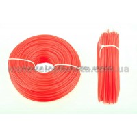 Леска мотокосы   Ø2,0mm, 100 метров   (звезда, красная)   BEST, шт