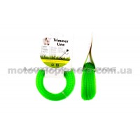 Леска мотокосы   Ø2,0mm, 15 метров   (косичка, зеленая)   BEST, шт