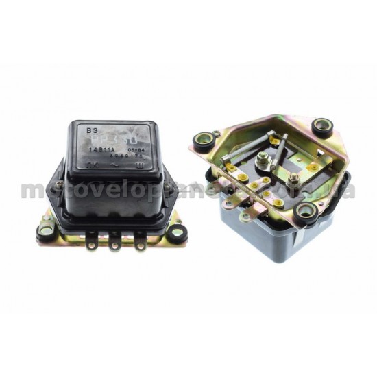Реле регулятор напряжения   МТ, УРАЛ, ДНЕПР 12V   РР-330    (5 контактов)   JING   (mod.A), шт