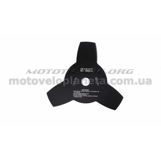 Нож мотокосы   3T   (Ø255/25.4 mm)   BEST   (mod.A), шт