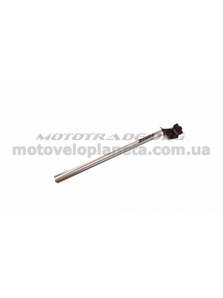Подседельный штырь велосипеда (глагол, амортизаторный)   (D-27.2mm, L-350mm) (сталь, хром), шт