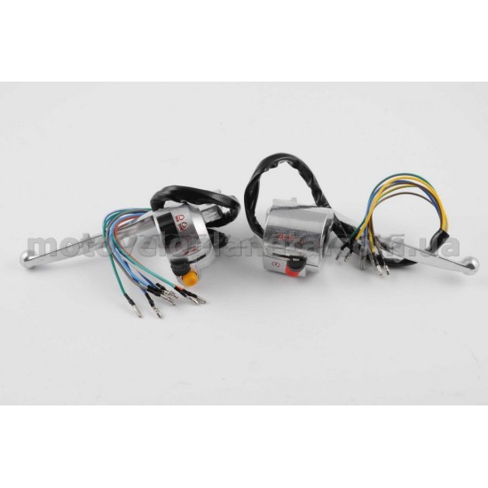 Блоки кнопок руля (пара)   Delta   (хром, рычаги, крепление), пара