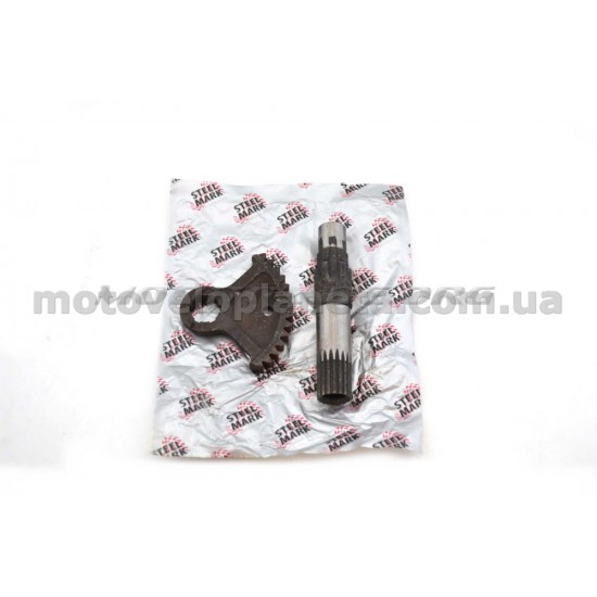 Сектор заводной   МИНСК   (+вал кикстартера)   STEEL MARK, компл.