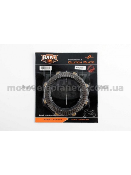 Диски сцепления   4T CB125/150   (4шт, блистер)   BAAZ, компл.