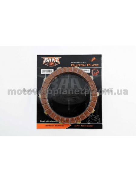Диски сцепления ЯВА 12V (пробковые, основа металл) (5шт, комплект) BAAZ, компл. Диски сцепления ЯВА 12V (пробковые, основа металл) (5шт, комплект) BAAZ, компл.