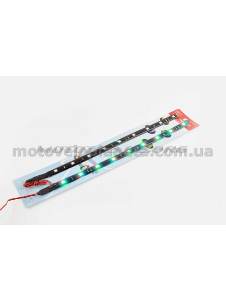Лента светодиодная SMD 5050 (RGB, 9 кристаллов, 30 см) TYPE-R, пара Лента светодиодная SMD 5050 (RGB, 9 кристаллов, 30 см) TYPE-R, пара