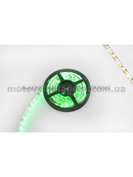 Лента светодиодная SMD 3528 (зеленая, влагостойкая, 60 крист/1м, бухта 5м), шт Лента светодиодная SMD 3528 (зеленая, влагостойкая, 60 крист/1м, бухта 5м), шт
