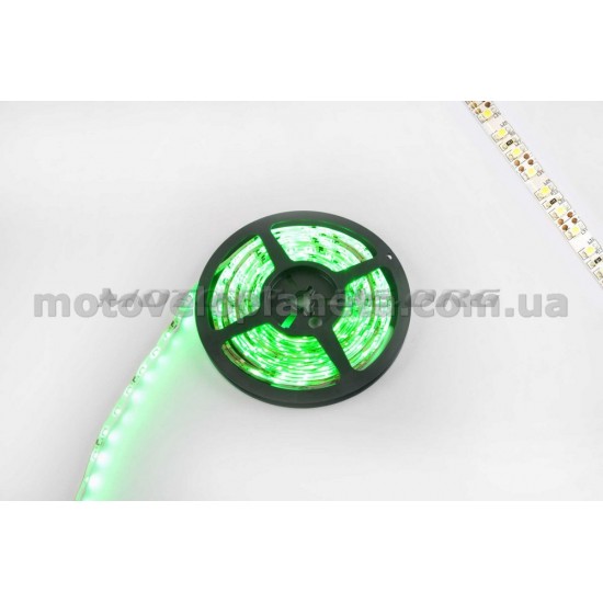 Лента светодиодная SMD 3528   (зеленая, влагостойкая, 60 крист/1м, бухта 5м), шт